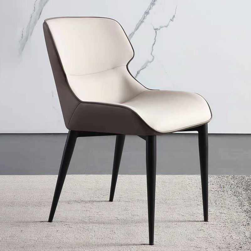 Dining Room Armless Chairs Modern Faux Leather Kitchen Chair for Home Clearhalo 'Dining Chairs' 'Dining Tables & Seating' 'dining_chair' 'furn' 'furn_dining_chair' 'Furniture' 'furniture_dining_chair' 'Kitchen & Dining Furniture' 1200x1200_1e0d95c0-3f04-4cd7-91dd-49ee7dbf5071