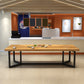 Solid Wood Dining Table Industrial Rectangle Dining Table with Black Frame Clearhalo ' dining_table' 'Dining Tables & Seating' 'Dining Tables' 'furn' 'furn_dining_table' 'Furniture' 'furniture_dining_table' 'Kitchen & Dining Furniture' 'kitchen&dining_furn' 'kitchen' 'kitchen_dining_table' 1200x1200_1e0def0a-7f5d-4464-b5c5-6b1bd14d8c02