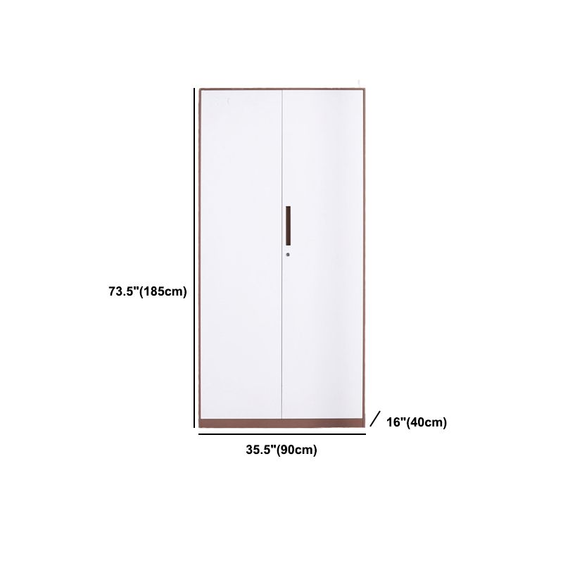 Modern Stainless Steel Bookcase Standard With Doors Shelf for Home Office Clearhalo 'Bookcases' 'furn' 'furn_bookcases' 'Furniture' 'Office Furniture' 1200x1200_1e0f1f15-aa11-4482-83b7-75e7d3672863