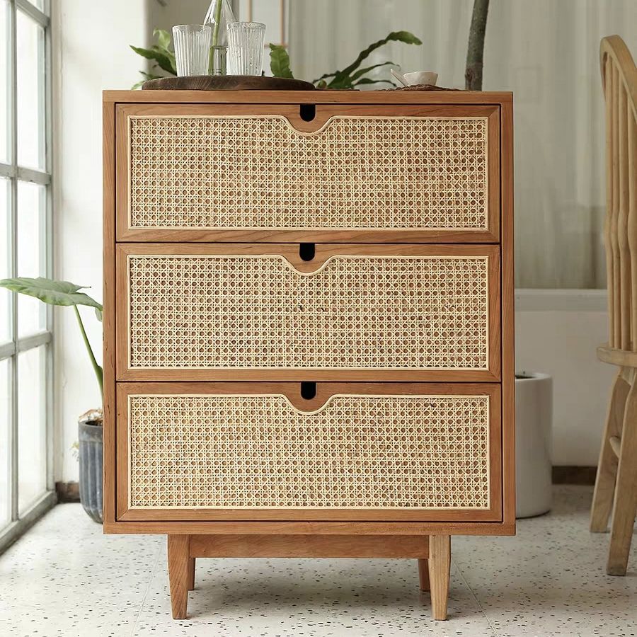 Buffet in legno massiccio di pino moderno soggiorno naturale a buffet con cassetti