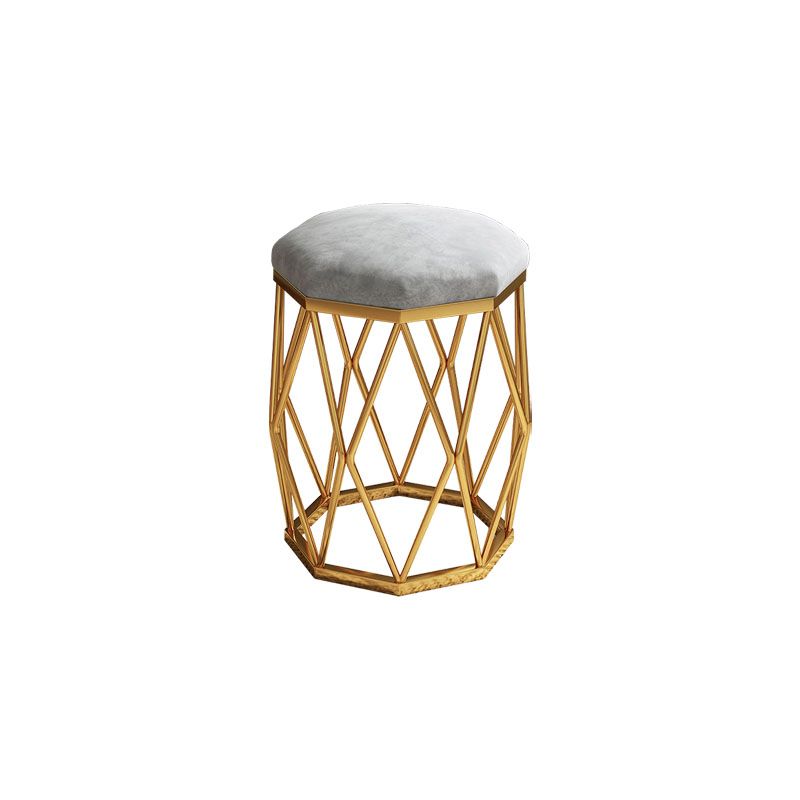 Solid Color Flannel Standard Stool Modern Simple Upholstered Stool Clearhalo 'furn' 'furn_ottomans_poufs' 'Furniture' 'Living Room Furniture' 'Ottomans & Poufs' 'ottomans_poufs' 1200x1200_1e111fa7-8650-4f57-b98c-ac8d8d383e90