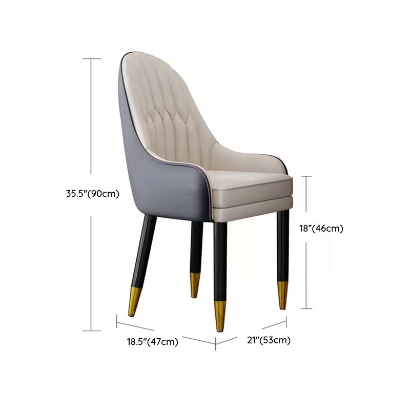 Juego de comedor de mármol moderno con sillas acolchadas 1/2/4/5 piezas de comedor set