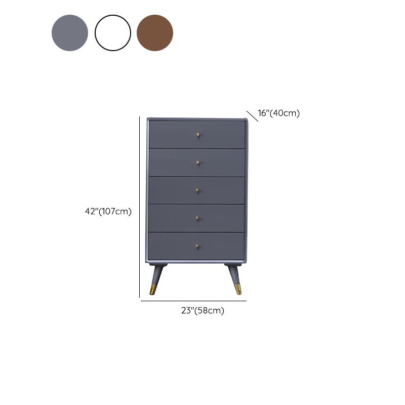 Solid Wood Accent Chest Mid Century Drawers Included Cabinet