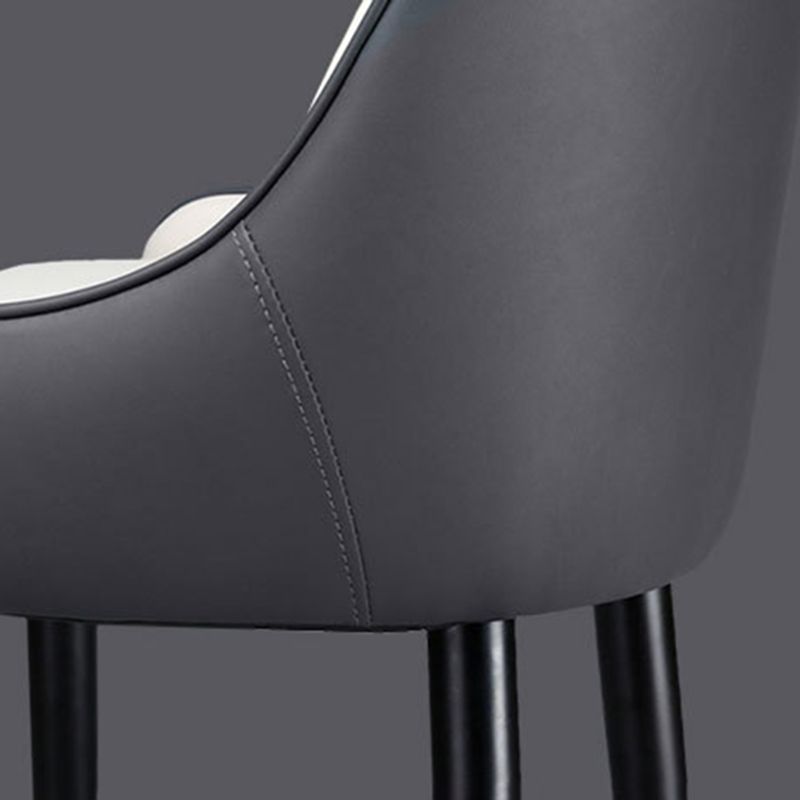 Home Scandinavian Arm Chair Metal Upholstered Parsons Dining Room Chair Clearhalo ' kitchen&dining_furn' 'Dining Chairs' 'Dining Tables & Seating' 'dining_chair' 'furn' 'furn_dining_chair' 'Furniture' 'furniture_dining_chair' 'Kitchen & Dining Furniture' 'kitchen' 1200x1200_1e19d70e-d9cc-408d-bb1c-61665896f2e1