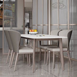 Contemporary 1/4/5 Pieces Table and Chairs Dining Set Rectangle Dining Table Set Clearhalo 'Dining Room Sets' 'Dining Tables & Seating' 'dining_room_set' 'furn' 'furn_dining_room_set' 'Furniture' 'furniture_dining_room_set' 'Kitchen & Dining Furniture' 'kitchen&dining_furn' 'kitchen' 1200x1200_1e1e601e-8eb3-4167-93d2-a69b25114f55
