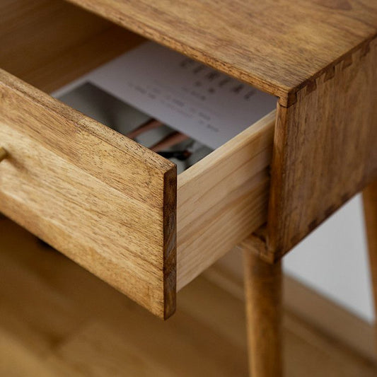 Desca vanità vanità per trucco in legno massiccio contemporaneo con specchio