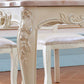Stone White Dining Table Victorian 4 Legs Table for Dining Room Clearhalo 'Dining Tables & Seating' 'Dining Tables' 'dining_table' 'furn' 'furn_dining_table' 'Furniture' 'Kitchen & Dining Furniture' 1200x1200_1e2369dc-a418-4d60-9007-f49c24edb664