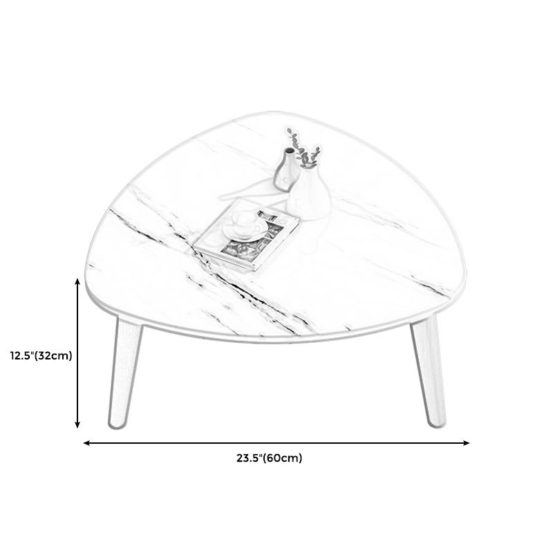 Black/white/grey Round Coffee Table Made of Wood and Wood-based Panel Clearhalo 'Coffee & Accent Tables' 'Coffee Tables' 'coffee_tables' 'furn' 'furn_coffee_tables' 'Furniture' 'furniture_coffee_tables' 'Living Room Furniture' 1200x1200_1e2558e0-eac6-48cc-a77e-b19c162d6602