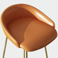 Modern Backrest Armless Counter Stool Iron Bar Stool with Leather Cushion Clearhalo 'Bar Furniture' 'Bar Stools' 'bar_stools' 'furn' 'furn_bar_stools' 'Furniture' 'Kitchen & Dining Furniture' 1200x1200_1e257bf9-d939-47c2-ac2c-fce39cf75f58