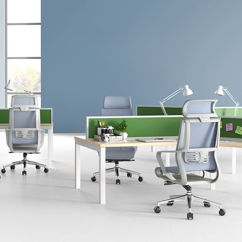 Schuif moderne bureaustoel verstelbare stoelhoogte vaste wapenstoel met wielen met wielen