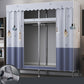 Contemporary Style Metal Wardrobe 2-Shelves Wardrobe Closet for Bedroom Clearhalo 'Armoires & Wardrobes' 'armoires_wardrobes' 'Bedroom Furniture' 'furn' 'furn_armoires_wardrobes' 'Furniture' 1200x1200_1e27a556-7563-45b4-8a80-ff235ed6a130