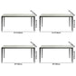 Modern Style Sintered Stone Dining Table White Rectangle Table with 4 Legs for Kitchen Clearhalo ' dining_table' 'Dining Tables & Seating' 'Dining Tables' 'Furniture' 'furniture_dining_table' 'Kitchen & Dining Furniture' 'kitchen&dining_furn' 'kitchen' 'kitchen_dining_table' 1200x1200_1e2898f5-466a-4d01-9d0a-936d52ec703e