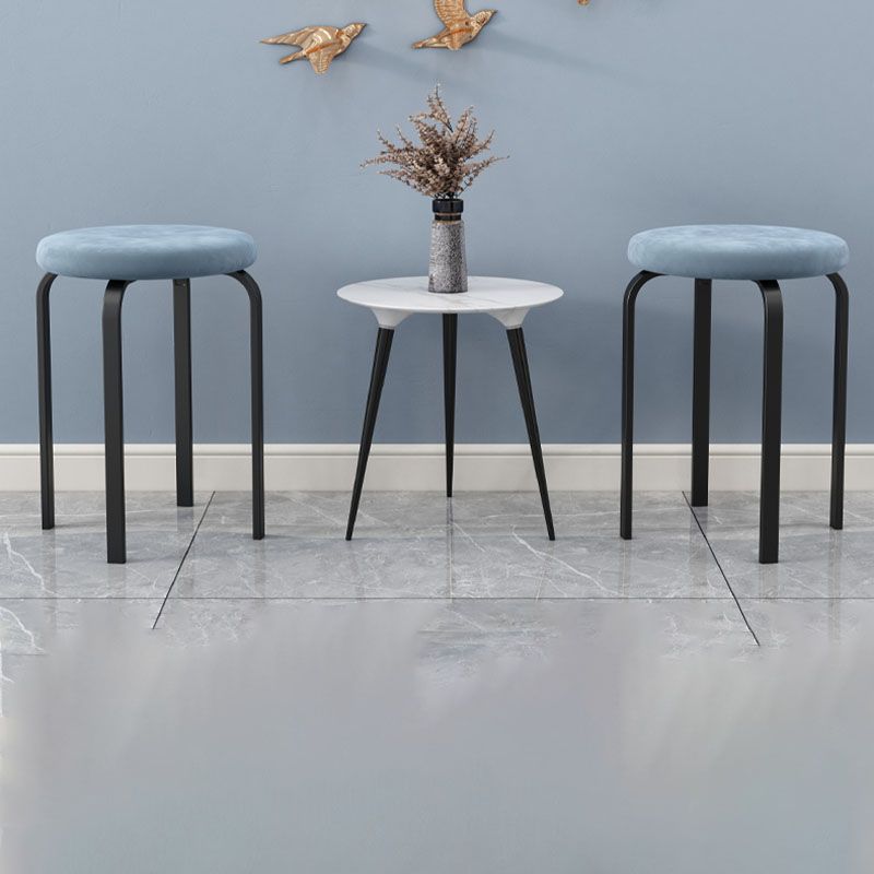 Modern Round Standard Solid Color Water Resistant Standard for Home Decor Clearhalo 'furn' 'furn_ottomans_poufs' 'Furniture' 'Living Room Furniture' 'Ottomans & Poufs' 'ottomans_poufs' 1200x1200_1e28feac-1a92-4bdd-9bf6-058a72bcd6ac