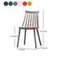 Plastic Contemporary Side Chair Slat Back Kitchen Dining Room Chair Clearhalo 'Dining Chairs' 'Dining Tables & Seating' 'dining_chair' 'furn' 'furn_dining_chair' 'Furniture' 'furniture_dining_chair' 'Kitchen & Dining Furniture' 1200x1200_1e293c3b-3c31-49dc-8b1b-b90e03c3a14e