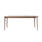 Mid-Century Dining Table for Home White Stone Table with Wooden Legs Clearhalo 'Dining Tables & Seating' 'Dining Tables' 'dining_table' 'furn' 'furn_dining_table' 'Furniture' 'Kitchen & Dining Furniture' 1200x1200_1e298744-3a6d-4dd8-823f-3576bc7515b2