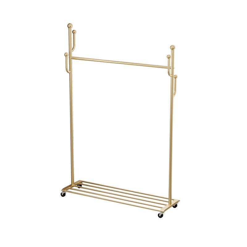 Castori di piantature in metallo classico gancio di rivestimento design con scaffale inferiore