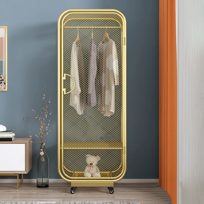 Armoire de rangement en métal moderne pour armoire finale mate de chambre à coucher