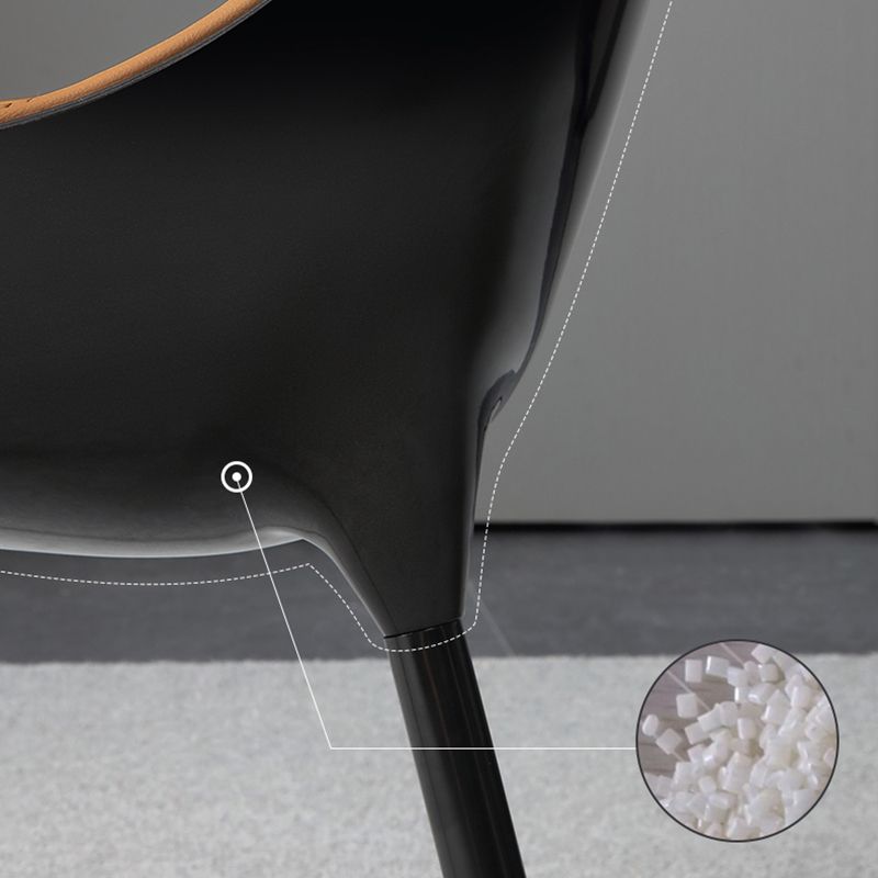 Modern Leather Dining Room Chair Arm Metal Dining Chairs for Restaurant Clearhalo ' kitchen&dining_furn' 'Dining Chairs' 'Dining Tables & Seating' 'dining_chair' 'furn' 'furn_dining_chair' 'Furniture' 'furniture_dining_chair' 'Kitchen & Dining Furniture' 'kitchen' 1200x1200_1e2b86b3-e11a-4c4d-946f-b96556c7272f