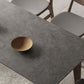 Mesa de comedor moderna de piedra sinterizada, mesa rectangular para uso doméstico