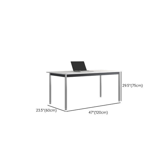 Stein gebogener Büroschreibtisch modern 29,53 "großer Schreibtisch mit Parsons Schreibtisch