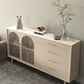 Luxury Style Side Board Sintered Stone Home Storage Sideboard with Drawers and Door Clearhalo 'buffet_sideboard' 'Buffets & Sideboards' 'furn' 'furn_buffet_sideboard' 'Furniture' 'Kitchen & Dining Furniture' 1200x1200_1e32506b-9ba0-41f9-b30b-cd1473f02c60