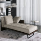 Modern Cushioned Chaise Lounge Leather Recessed Arms Chaise with Pillow Clearhalo 'Chairs & Seating' 'Chaise Lounge' 'chaise_lounge' 'furn' 'furn_chaise_lounge' 'Furniture' 'Living Room Furniture' 1200x1200_1e350847-30ad-4bd6-93fa-a187332ab70c