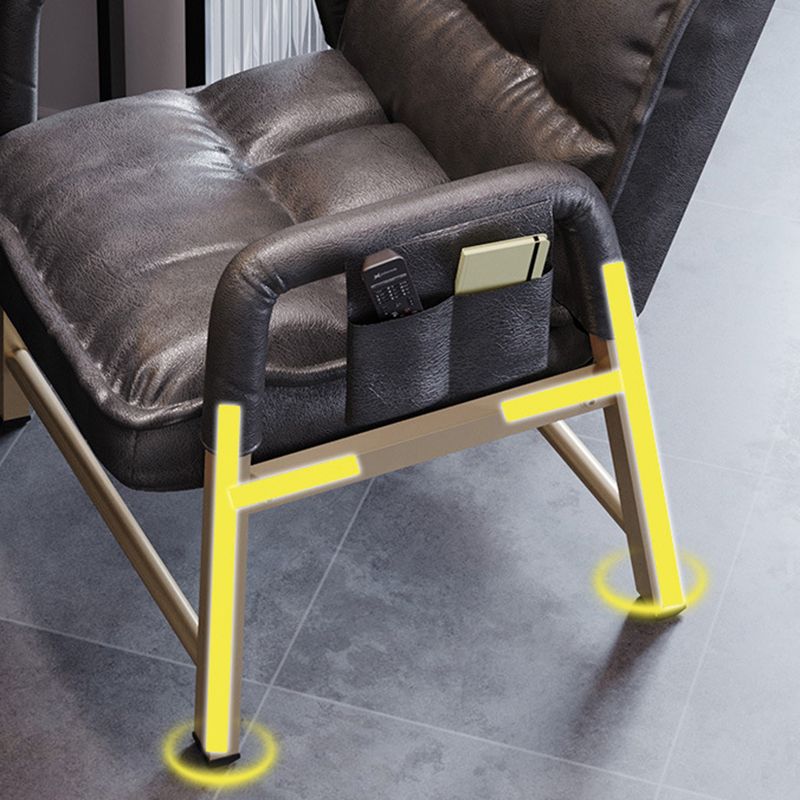 Silla ergonómica de escritorio en medio trasero silla de mano acolchada para la oficina en casa