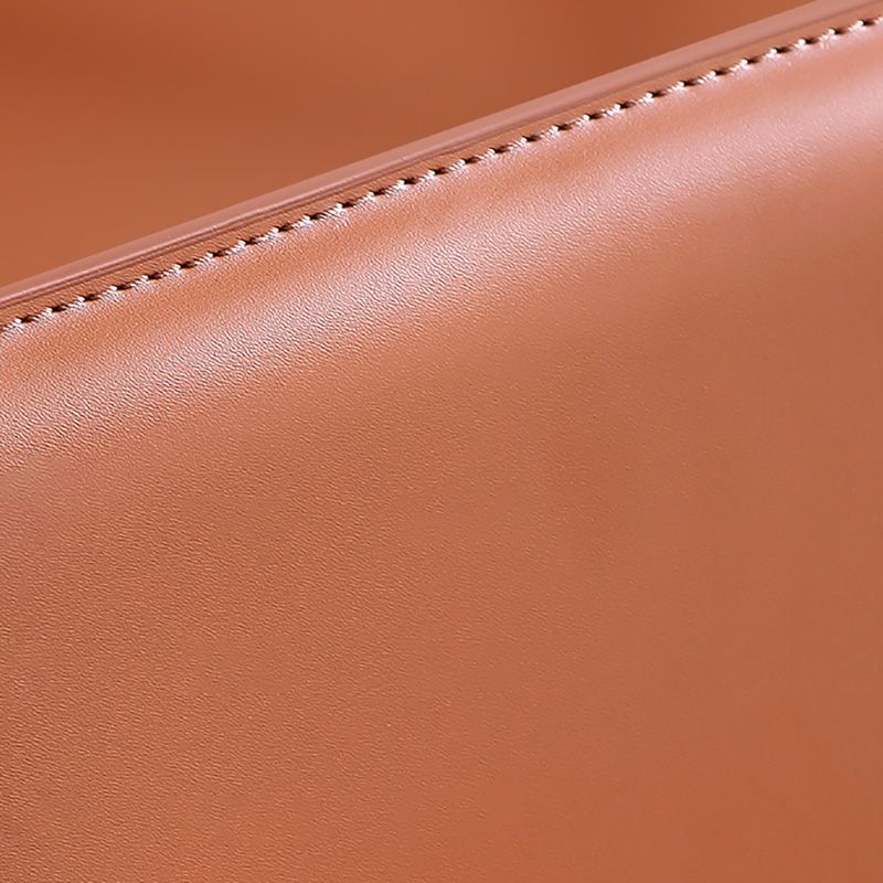 Silla de cuero sin brazo industrial silla de comedor del lado posterior con base de metal