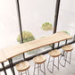 Modern Rectangular Bar Table Set 1/4 Pieces Wooden Counter Table with Backless Stools Clearhalo 'Bar Furniture' 'furn' 'furn_home_bar_bar_sets' 'Furniture' 'Home Bars & Bar Sets' 'home_bar_bar_sets' 'Kitchen & Dining Furniture' 1200x1200_1e38e5fb-5861-4629-8ad3-a4182dfcae11