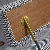 Chenille Arm Chair 29.92" Wide Arms Included Accent Armchair Clearhalo 'Accent Chairs' 'accent_chairs' 'Chairs & Seating' 'furn' 'furn_accent_chairs' 'Furniture' 'Living Room Furniture' 1200x1200_1e39b0d4-7956-4108-ac14-2237b37d8c6a