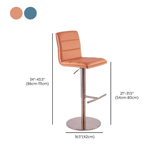 キッチン用のグラムスタイルのフェイクレザーバースツールリフトカウンターバースツール