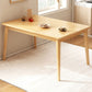 Contemporary 1/4/5 Pieces Dining Table Rectangle Wood Furniture for Restaurant