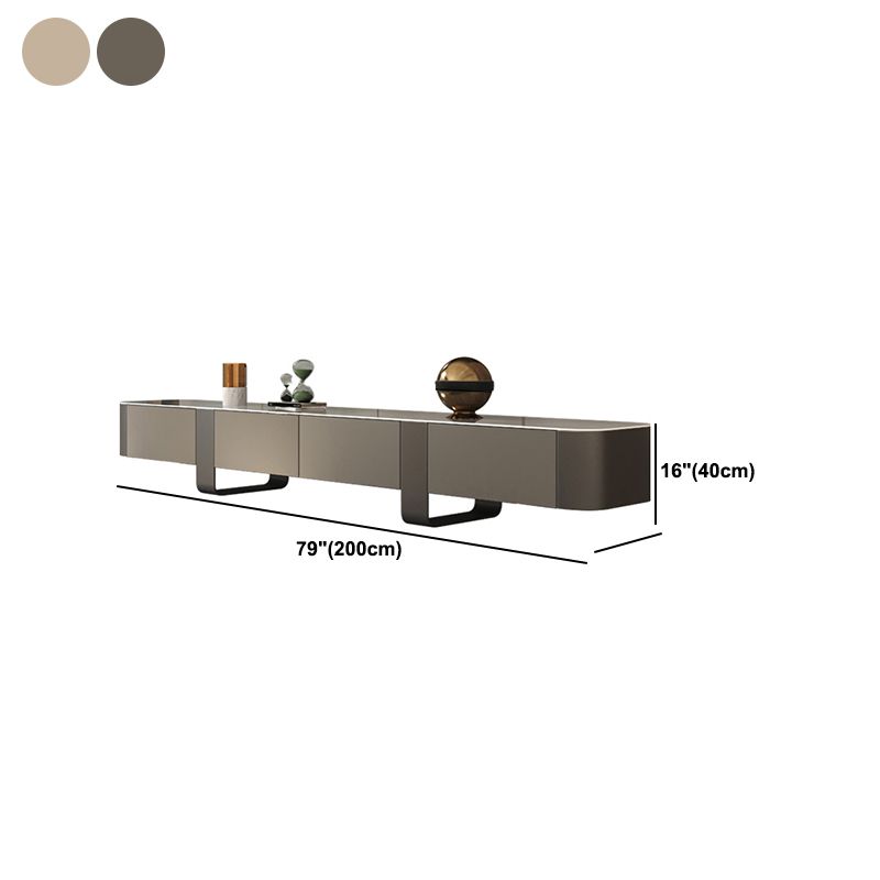 Modern Style Stone TV Stand Enclosed Storage TV Cabinet with Drawers Clearhalo 'furn' 'furn_tv_stands_entertainment_centers' 'Furniture' 'Living Room Furniture' 'TV Stands & Entertainment Centers' 'TV Stands & Media Storage Furniture' 'tv_stands_entertainment_centers' 1200x1200_1e3ce982-c323-4e80-aae0-7ef6ae5830c4