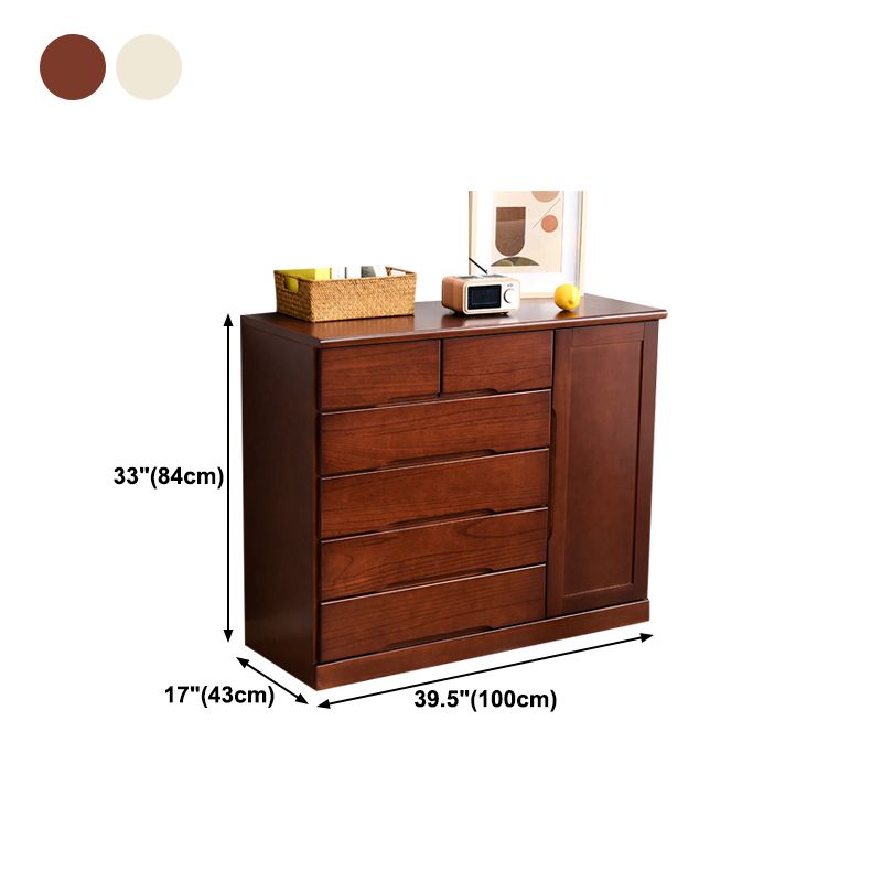 Modern Wood Sideboard Buffet Table with Drawer for Dining Room Clearhalo 'buffet_sideboard' 'Buffets & Sideboards' 'furn' 'furn_buffet_sideboard' 'Furniture' 'furniture_buffet_sideboard' 'Kitchen & Dining Furniture' 1200x1200_1e3cfc28-6c62-4fac-b04d-2e4c97233a89