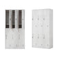 Contemporary Hinged Wardrobe Armoire Steel Wardrobe Cabinet for Home