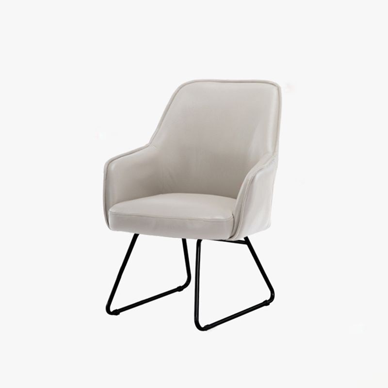 Faux Leather Arm Chair 22.44" L x 23.22" W x 32.67" H Accent Armchair for Living Room Clearhalo 'Accent Chairs' 'accent_chairs' 'Chairs & Seating' 'furn' 'furn_accent_chairs' 'Furniture' 'Living Room Furniture' 1200x1200_1e3ec369-67d4-48f7-8520-17c16b7762ff