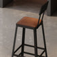 Tabourets de comptoir contemporain chaise de comptoir arrière bas pour restaurant