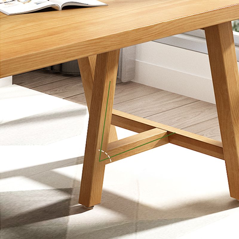 Modern 1/2/3 Pieces Dining Set Rectangle Pine Wood Dining Table for Dining Room Clearhalo 'Dining Room Sets' 'Dining Tables & Seating' 'dining_room_set' 'furn' 'furn_dining_room_set' 'Furniture' 'furniture_dining_room_set' 'Kitchen & Dining Furniture' 1200x1200_1e3fb605-87d2-41e9-81aa-b212bd9628ea