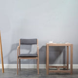 Indoor Country Style Arm Chair Open Back Wood Upholstered Single Dining Room Chair Clearhalo ' kitchen&dining_furn' 'Dining Chairs' 'Dining Tables & Seating' 'dining_chair' 'furn' 'furn_dining_chair' 'Furniture' 'furniture_dining_chair' 'Kitchen & Dining Furniture' 'kitchen' 1200x1200_1e40fdf2-d371-4ddc-bc89-44ccdd0212fa