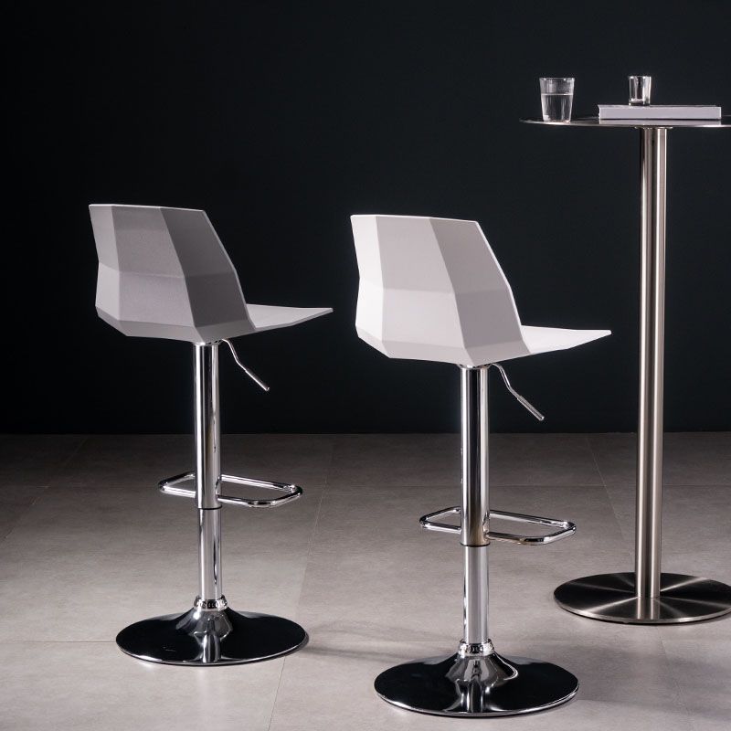 Modern Adjustable Dining Stool Plastic Footrest Counter Stool with Swivel Clearhalo 'Bar Furniture' 'Bar Stools' 'bar_stools' 'furn' 'furn_bar_stools' 'Furniture' 'Kitchen & Dining Furniture' 1200x1200_1e417490-33ce-49a6-9f45-754797851867