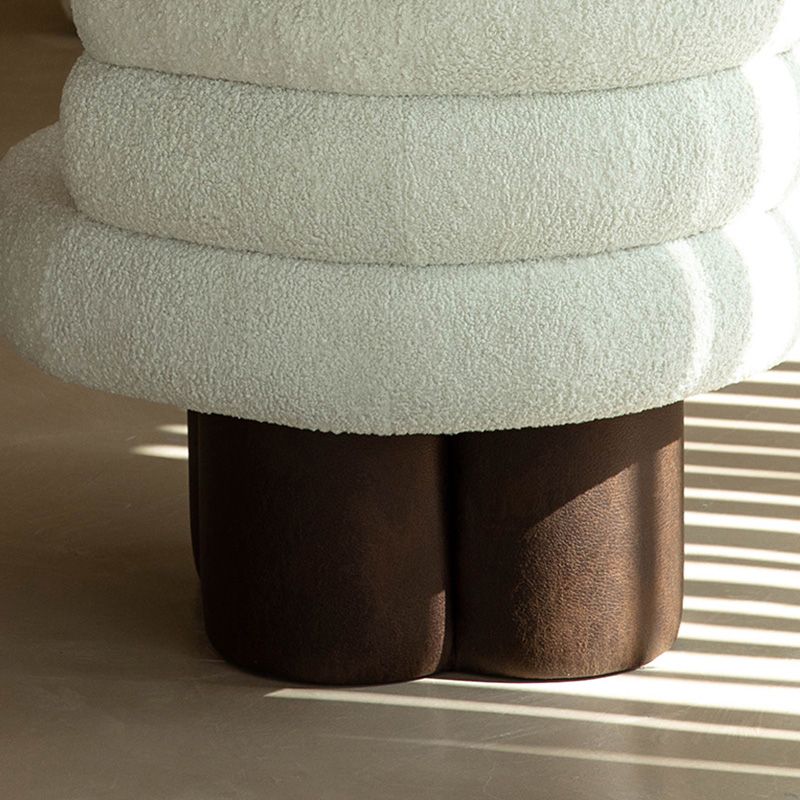 White Lounge Chair Arms Included Barrel Chair for Living Room Clearhalo 'Accent Chairs' 'accent_chairs' 'Chairs & Seating' 'furn' 'furn_accent_chairs' 'Furniture' 'Living Room Furniture' 1200x1200_1e4255c4-a02b-4ac9-9d13-fb9806eb2204