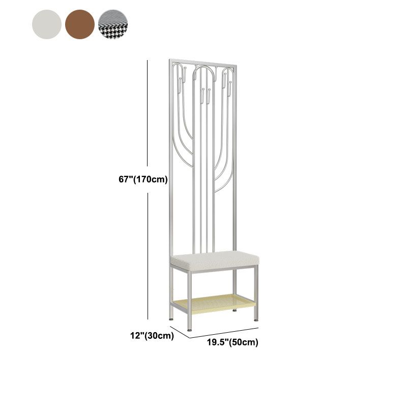 Luxurious Metallic Coat Hanger Free Standing Hooks Design Coat Rack for Living Room Clearhalo 'Entry & Mudroom Furniture' 'furn' 'furn_hall_tree_coat_racks' 'Furniture' 'Hall Trees & Coat Racks' 'hall_tree_coat_racks' 1200x1200_1e43d26d-f542-4d5d-bc4f-277e17514434