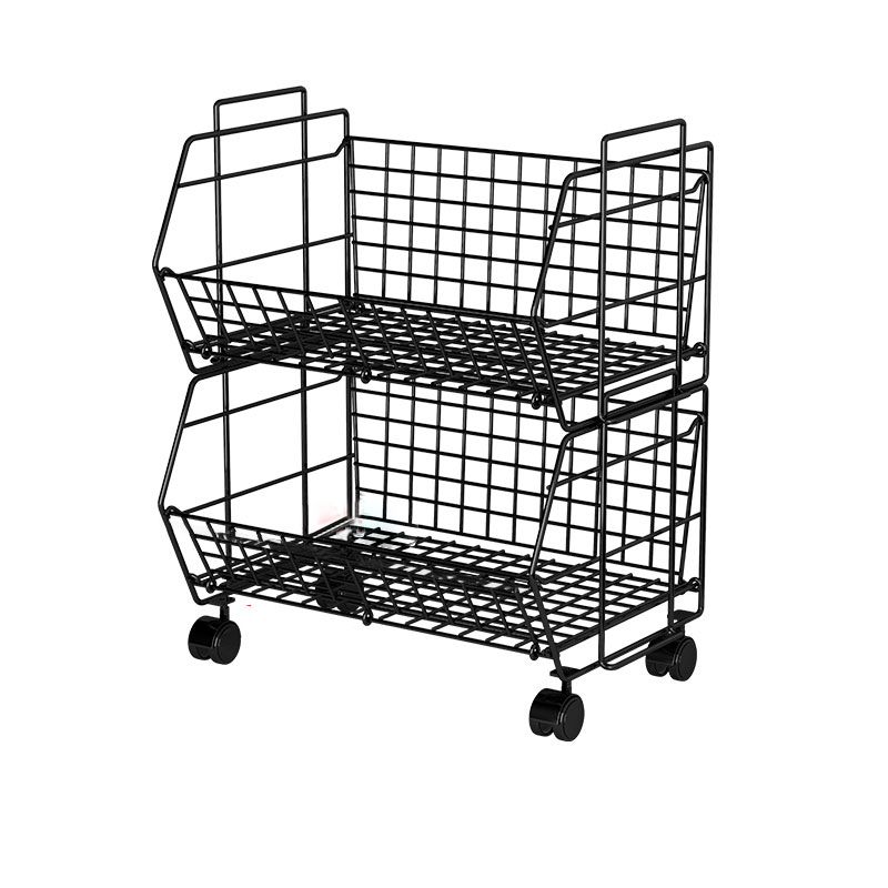 Bibliothèque en métal moderne, bibliothèque géométrique pour le salon, 17 "L x 10,5" W