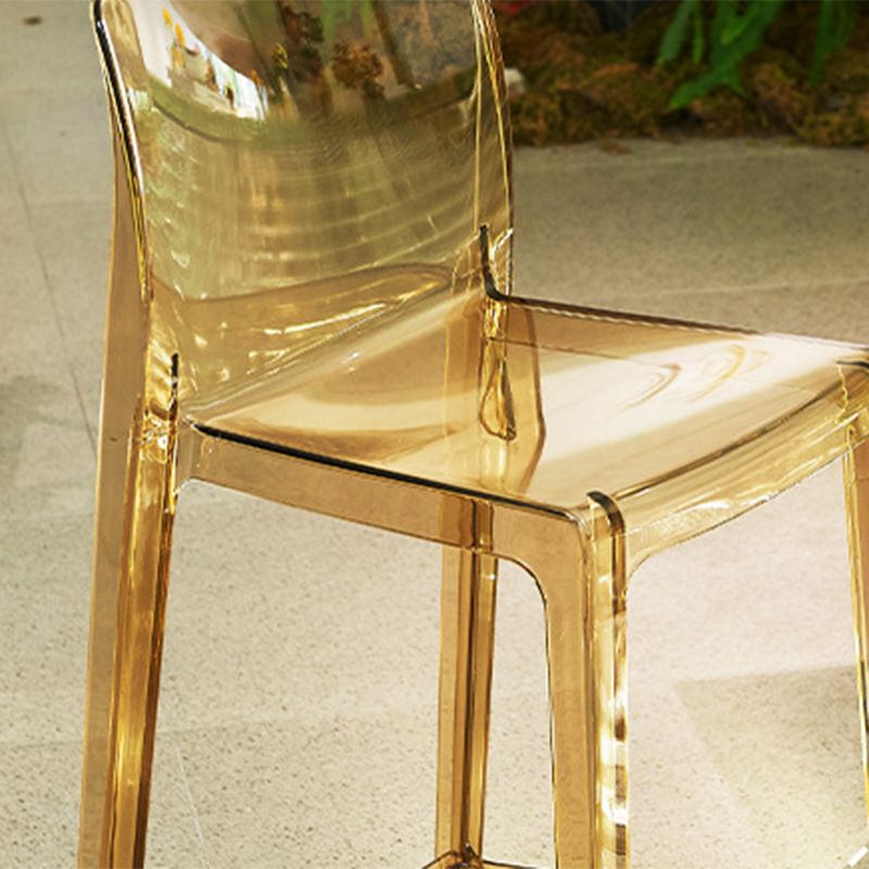 Industrial Plasticr Bar-stool Square Seat Counter Bar Stool with Plastic Legs Clearhalo 'Bar Furniture' 'Bar Stools' 'bar_stools' 'furn' 'furn_bar_stools' 'Furniture' 'Kitchen & Dining Furniture' 1200x1200_1e4b8d21-7e94-43f4-a9a5-d6c3892cbc02