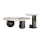 Glam Round Slate Cocktail Table Stainless Steel Abstract Coffee Table Clearhalo 'Coffee & Accent Tables' 'Coffee Tables' 'coffee_tables' 'furn' 'furn_coffee_tables' 'Furniture' 'Living Room Furniture' 1200x1200_1e4de32f-24e7-4b40-8151-698a504daf92