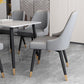 Glam Metal Dining Armless Chairs Upholstered Dining Parsons Chairs for Restaurant Clearhalo ' kitchen&dining_furn' 'Dining Chairs' 'Dining Tables & Seating' 'dining_chair' 'furn' 'furn_dining_chair' 'Furniture' 'furniture_dining_chair' 'Kitchen & Dining Furniture' 'kitchen' 1200x1200_1e4f57cb-5fc3-4cd3-92a5-f159cf3f654b