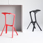 Modern Armless Bar Height Stool Plastic Bar Stool for Living Room