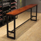 Industrial Bar Table Rectangle Solid Wood Pub Table for Breakroom Clearhalo 'Bar Furniture' 'Bar Tables' 'bar_tables' 'furn' 'furn_bar_tables' 'Furniture' 'Kitchen & Dining Furniture' 1200x1200_1e50c0d8-52fe-436f-94f9-14c3796311e8