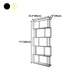 Glam Open Etagere Bookshelf Vertical Iron Bookshelf for Home Clearhalo 'Bookcases' 'furn' 'furn_bookcases' 'Furniture' 'furniture_bookcases' 'kitchen' 'kitchen_bookcases' 'Living Room Furniture' 'Office Furniture' 1200x1200_1e5101e0-a956-4a0a-b591-3056d0d08af0