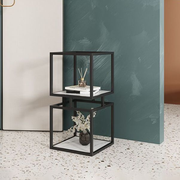 11.81 "W Bibshelf Contemporary Style Open Back Biblic pour Home Office